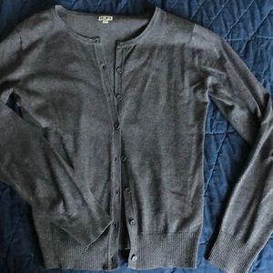 14th & Union Cardigan in Charcoal